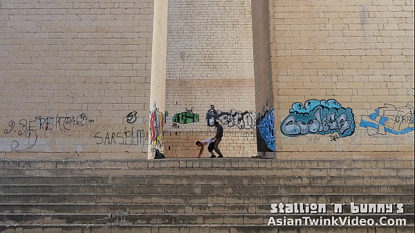 Gay Graffiti Twinks Fucking Under The Bridge – AsianTwinkVideo.Com