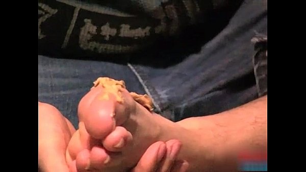 Horny twink with a foot bondage  gays