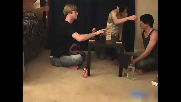Three super gorgeous twinks having gay porno