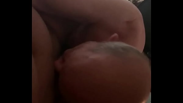 Fat boy getting head