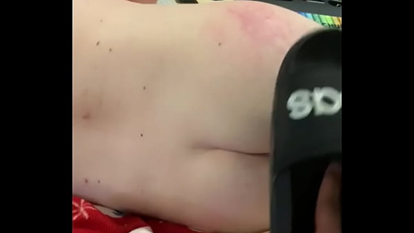 James spanking an old man with my sandals