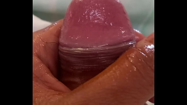 Masturbating