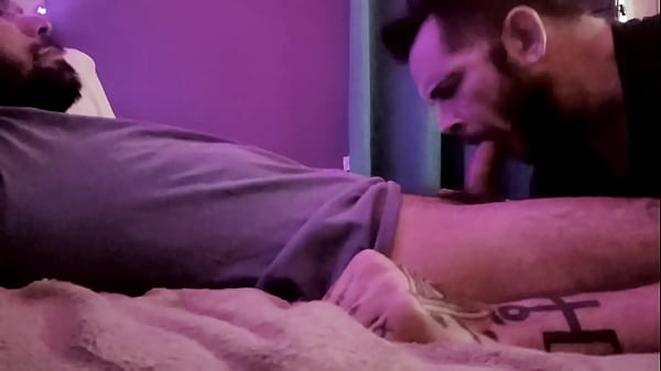 Servicing uncut Latino cock