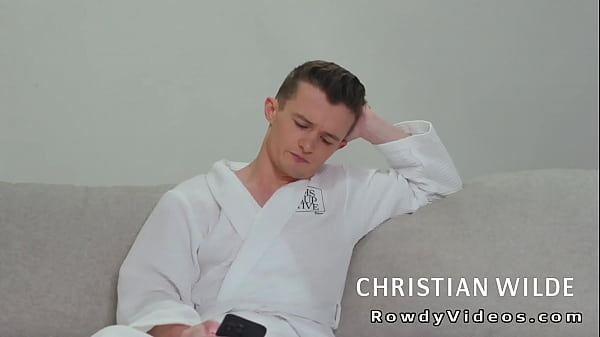 Gay models back to set and anal fuck in reverse cowboy
