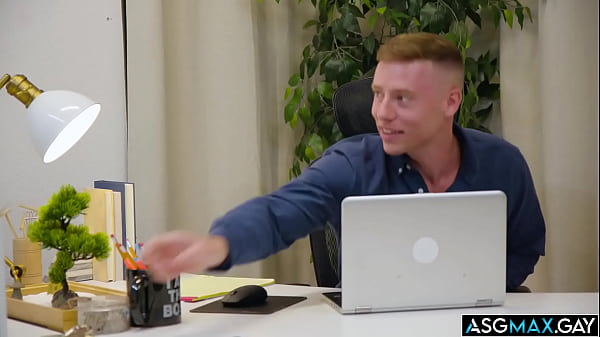 Nico Coopa off to begin his first day with his sexy new officemate Justin Matthews