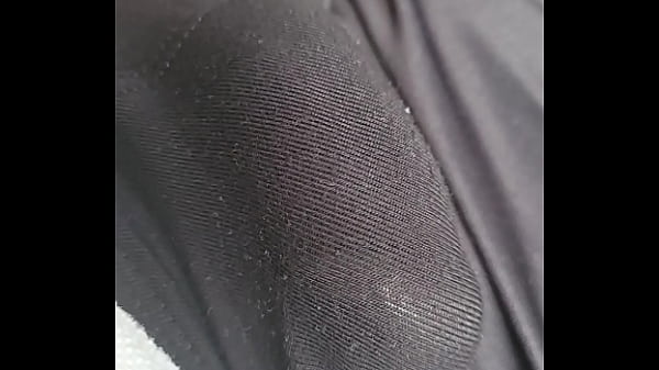 Black Cock twitching in briefs
