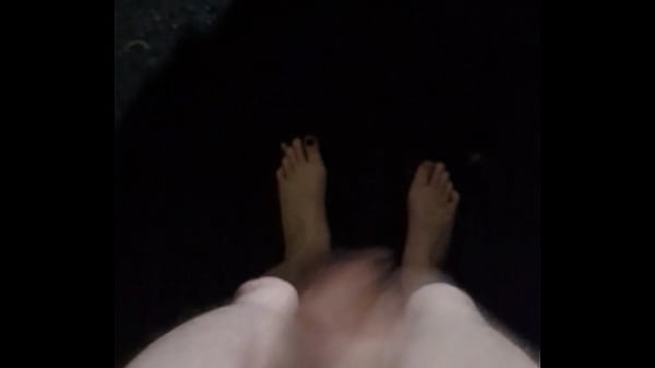 Outside at night