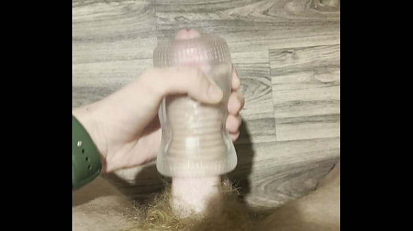 TWINK HARDCORE FLESHLIGHT ORGASM – WET, MESSY CUMMING WITH TONED ABS!